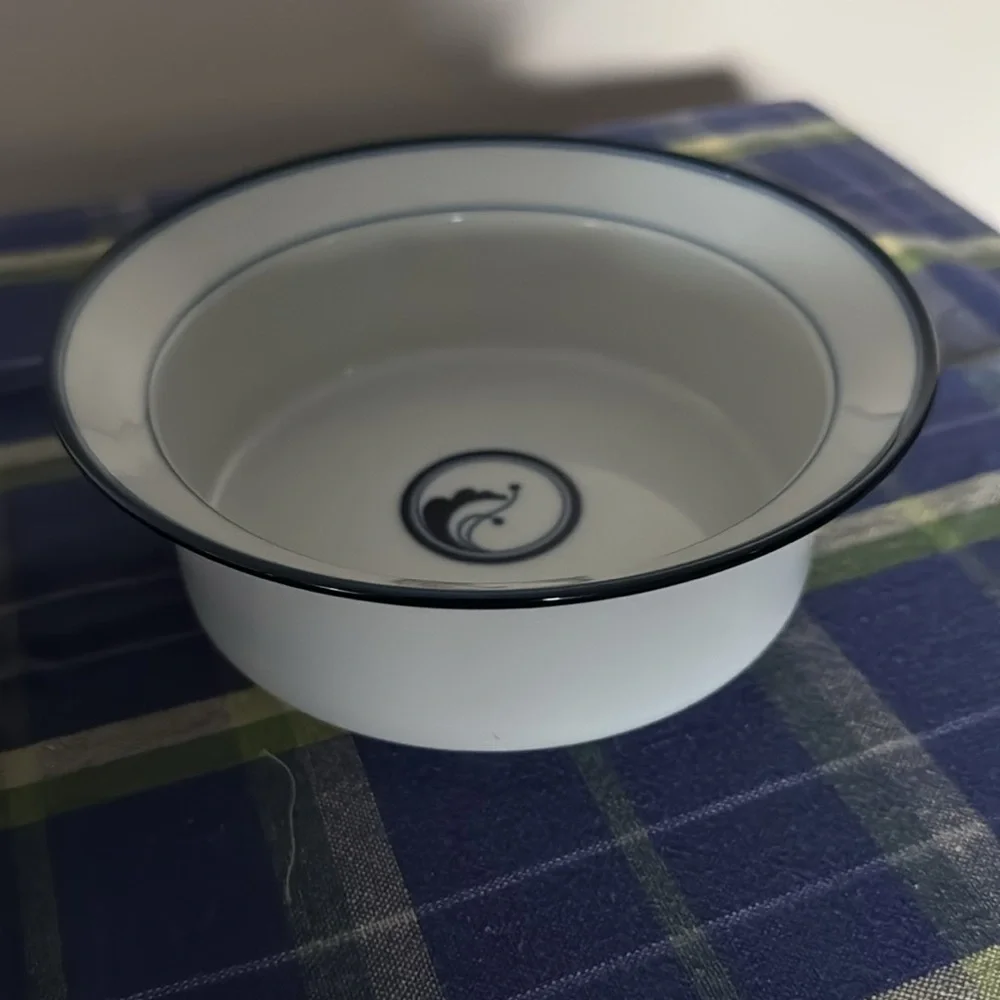 Dansk Flora JUNIPER rimmed cereal bowls - set of 2